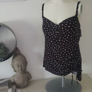 NWT Dreamsuit by Miracle Brands Gathered Top